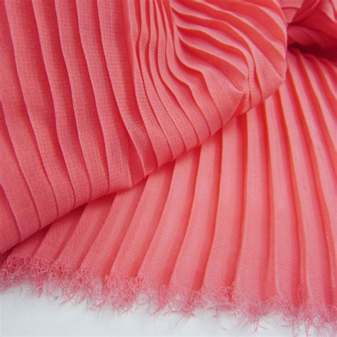 pleated chiffon fabric by yard